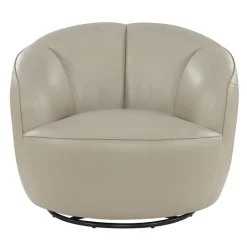 Swivel Accent Armchair - Grey