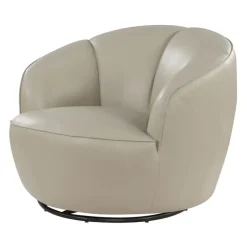 Swivel Accent Armchair - Grey