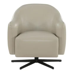 Swivel Accent Armchair - Grey