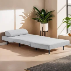 Swivel Armchair Bed - Grey
