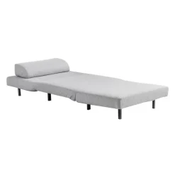 Swivel Armchair Bed - Grey