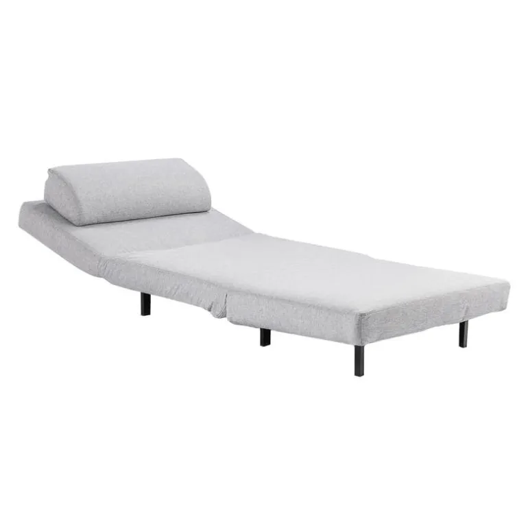 Swivel Armchair Bed - Grey