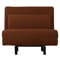 Swivel Armchair Bed - Rust