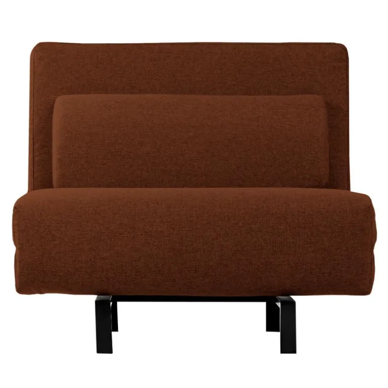 Swivel Armchair Bed - Rust