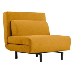 Swivel Armchair Bed - Yellow