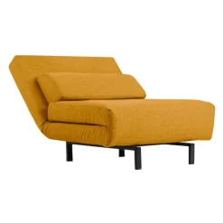 Swivel Armchair Bed - Yellow