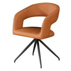 Swivel Chair - Pumpkin Orange