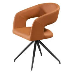 Swivel Chair - Pumpkin Orange