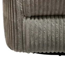 Swivel Corduroy Velvet Rocker Recliner - Grey
