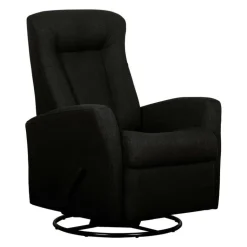 Swivel Rocker Recliner - Black