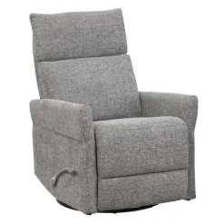 Swivel Rocker Recliner - Dark Grey