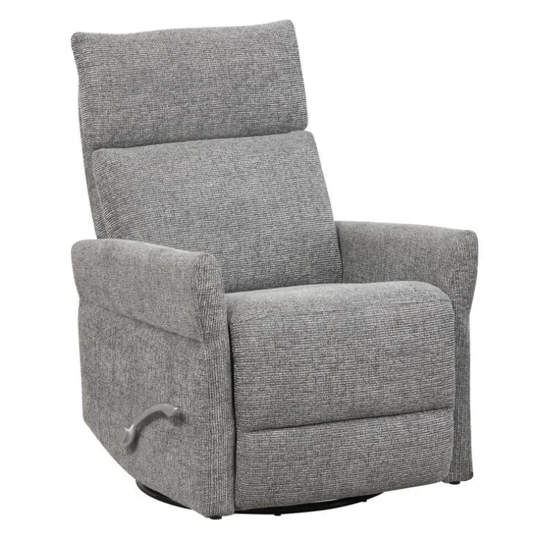 Swivel Rocker Recliner - Dark Grey