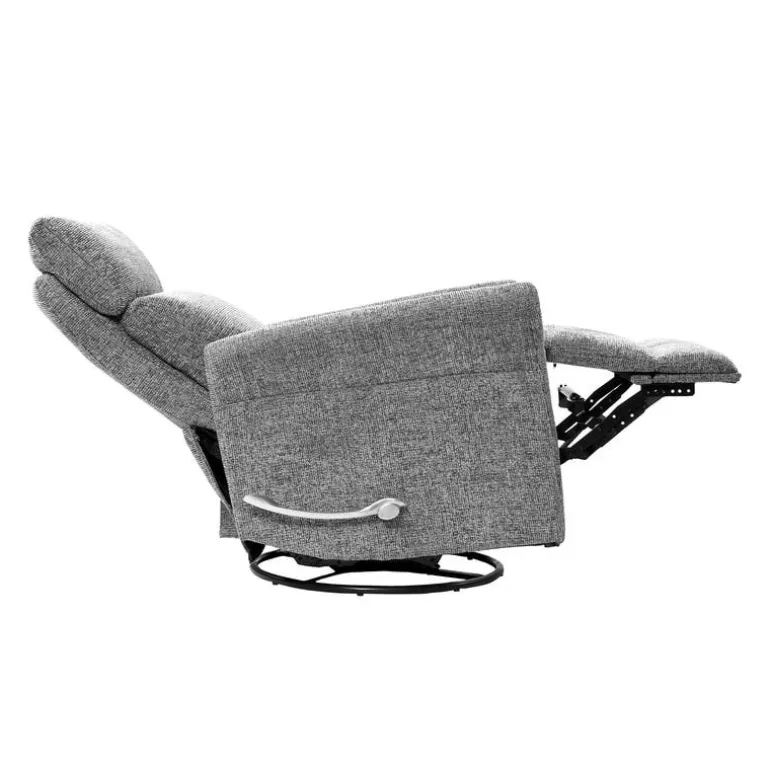 Swivel Rocker Recliner - Dark Grey
