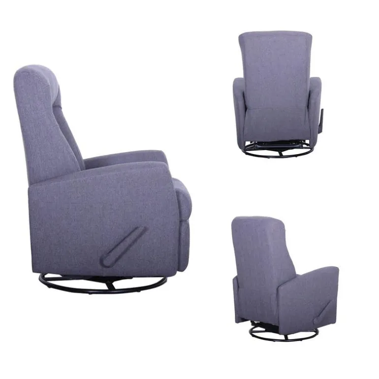 Swivel Rocker Recliner - Grey
