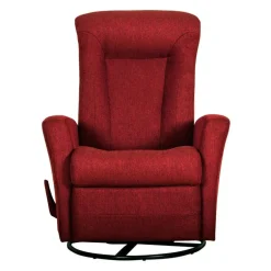 Swivel Rocker Recliner - Red