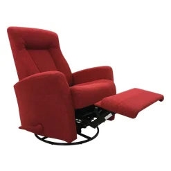 Swivel Rocker Recliner - Red