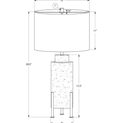 Table Lamp 30"H