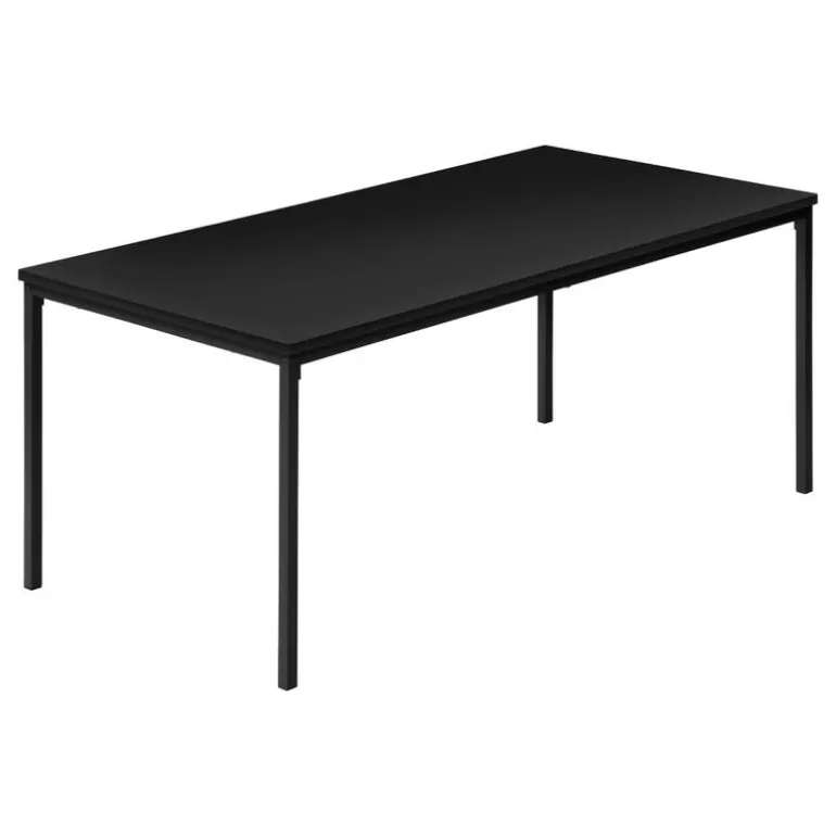 Table set - 3pcs set / black / black metal - Monarch