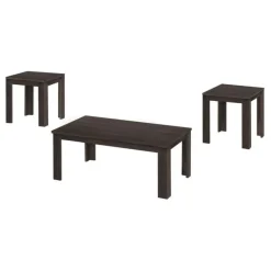 Table set - 3pcs set / brown oak - Monarch