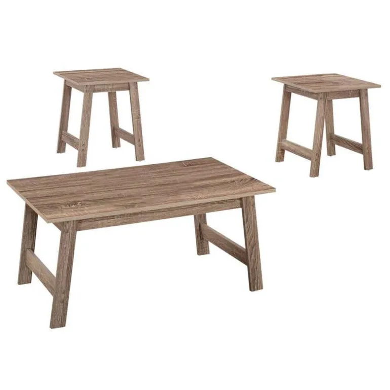 Table set - 3pcs set / dark taupe - Monarch