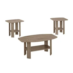 Table set - 3pcs set / dark taupe - Monarch