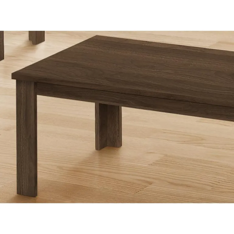 Table set - 3pcs set / dark walnut - Monarch