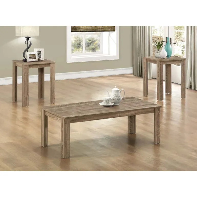 Table set - 3pcs set / dark taupe - Monarch