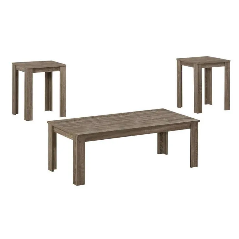 Table set - 3pcs set / dark taupe - Monarch