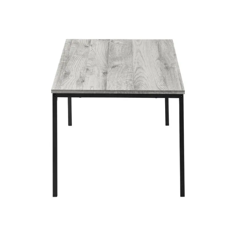 Table set - 3pcs set / grey / black metal - Monarch