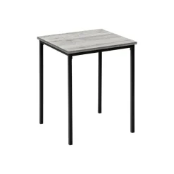 Table set - 3pcs set / grey / black metal - Monarch