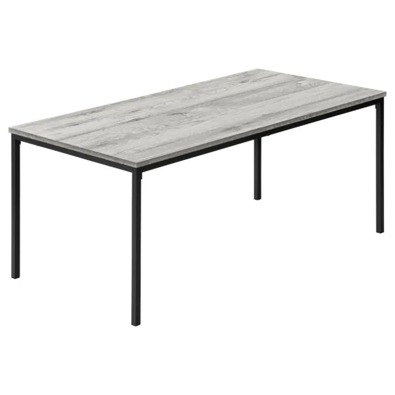 Table set - 3pcs set / grey / black metal - Monarch