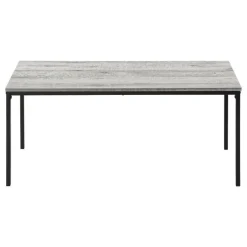Table set - 3pcs set / grey / black metal - Monarch