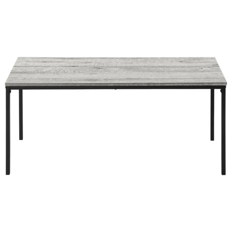 Table set - 3pcs set / grey / black metal - Monarch