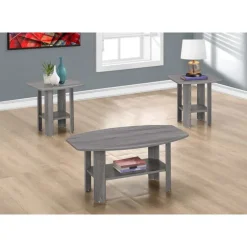 Table set - 3pcs set / grey - Monarch