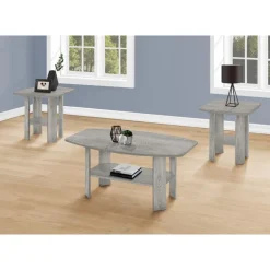 Table set - 3pcs set / industrial grey - Monarch