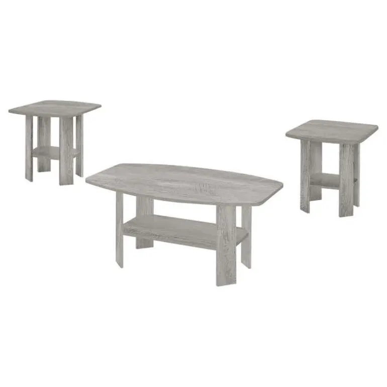 Table set - 3pcs set / industrial grey - Monarch