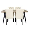 Table with 4 Chairs - Beige