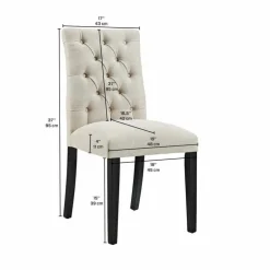 Tufted Chairs (Set of 2) - Beige