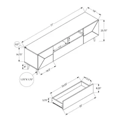 TV Stand 72" - Monarch