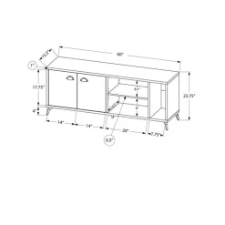 TV Stand 60" - Monarch