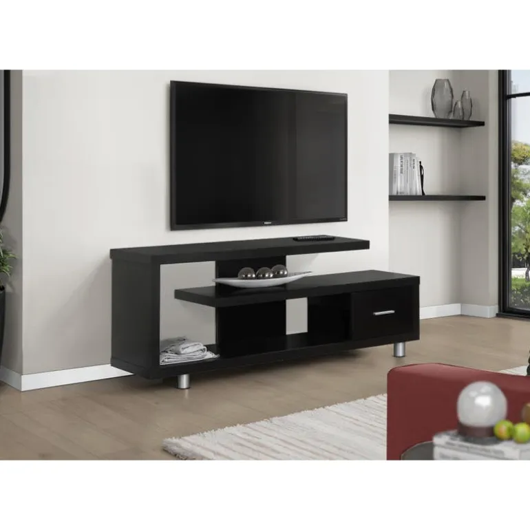 TV Stand with Drawer 60" - Monarch