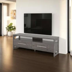 TV Stand with Drawers 63" - Grey