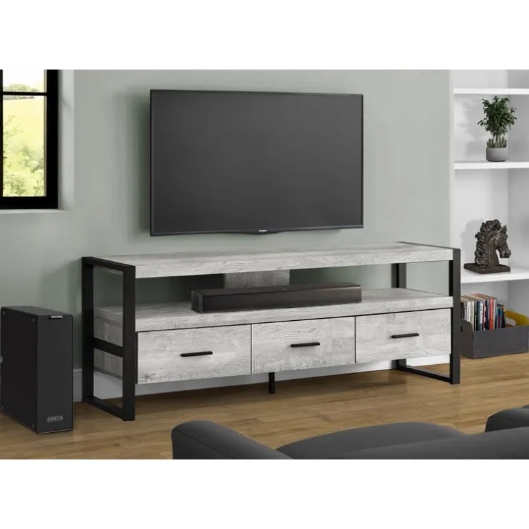TV Stand with Drawers 60" - Monarch