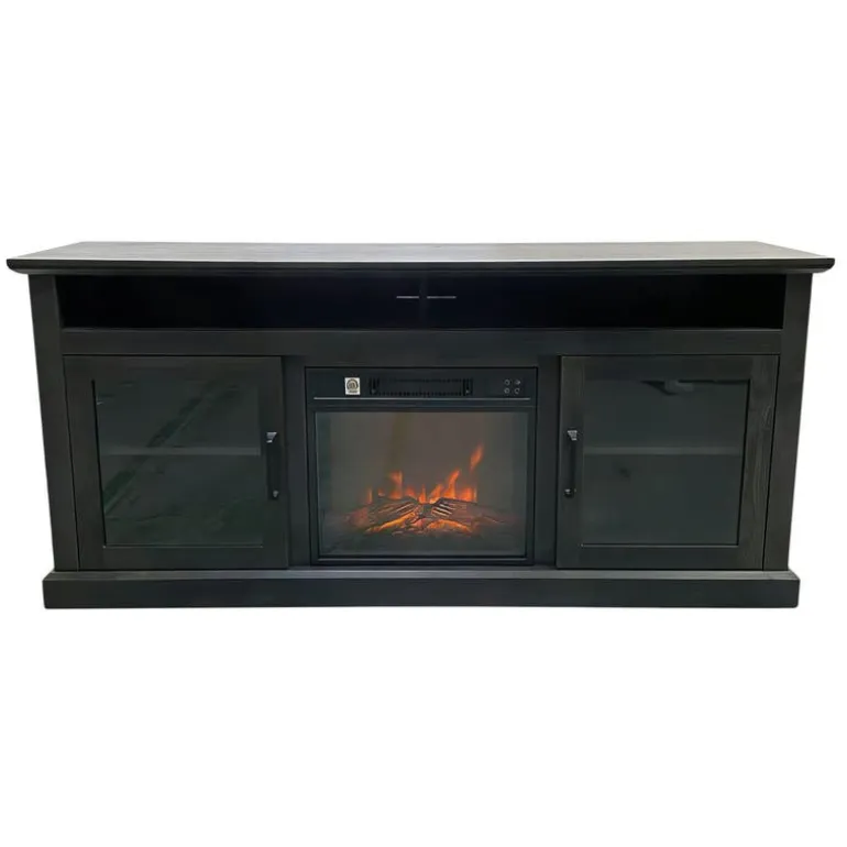 TV Stand with Electric Fireplace 60"