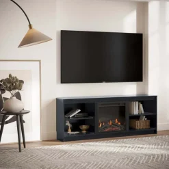TV Stand with Electric Fireplace 60