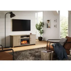 TV Stand with Electric Fireplace 60" - South Shore
