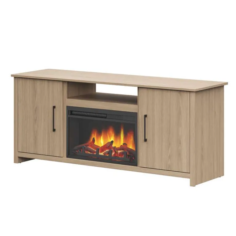 TV Stand with Electric Fireplace 60" - South Shore