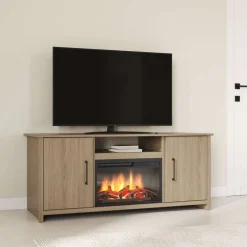 TV Stand with Electric Fireplace 60