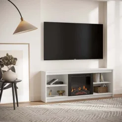 TV Stand with Electric Fireplace 60" - South Shore