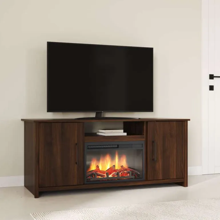 TV Stand with Electric Fireplace 60" - South Shore
